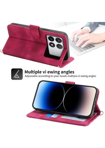 Xiaomi Poco X6 Pro 5g Bileklik Çoklu Kredi Kartı Yuvaları Için Flip Case (Yurt Dışından) indirimleri