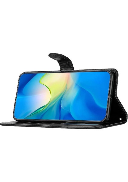 IPhone 13 Için Flip Case Pro Max Tpu Darbeye Pu Deri Cüzdan Kickstand (Yurt Dışından)