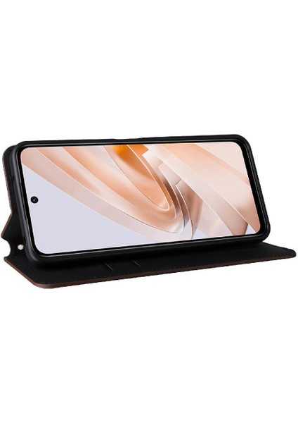 Xiaomi Poco M6 4g Kart Yuvaları Tutucu Manyetik Kapatma Pu Deri Kılıf (Yurt Dışından)