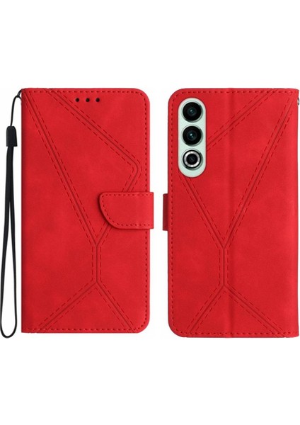 Oneplus Nord Ce4 Yüksek Kalite Tpu Deri Cüzdan Dikiş Için Flip Case (Yurt Dışından)