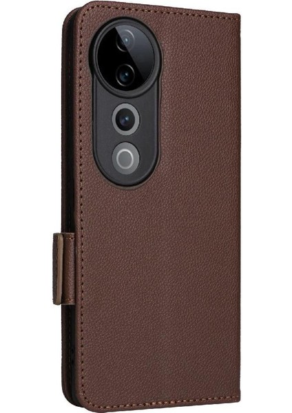 Vivo S19 Pro 5g Için Flip Case Cüzdan Kart Yuvaları Tutucu Yan Toka Pu (Yurt Dışından)