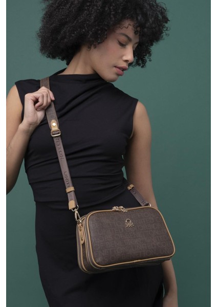 Kadın Çapraz Çanta BNT1277 Kahve Camel