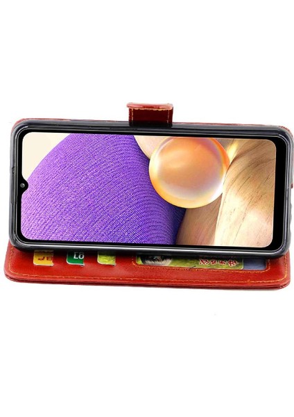 Samsung Galaxy A32 5g Kickstand Kart Tutucu Darbeye Pu Için Flip Case (Yurt Dışından) indirimleri