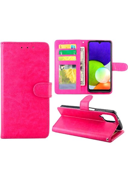 Samsung Galaxy A22 4g Darbeye Pu Deri Kickstand Kart Için Flip Case (Yurt Dışından) indirimleri