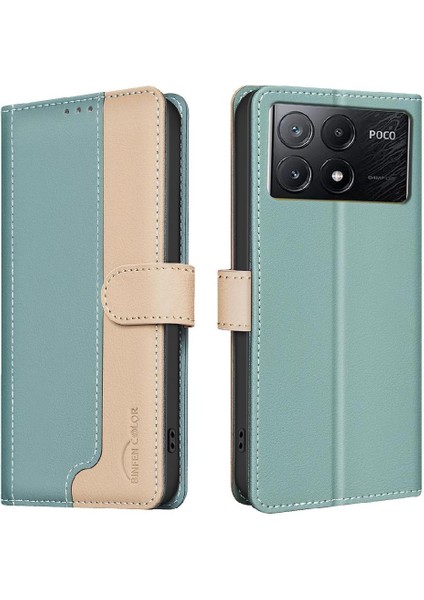 Xiaomi Poco X6 Pro 5g Flip Folio Kickstand Darbeye Tpu Için Flip Case (Yurt Dışından)