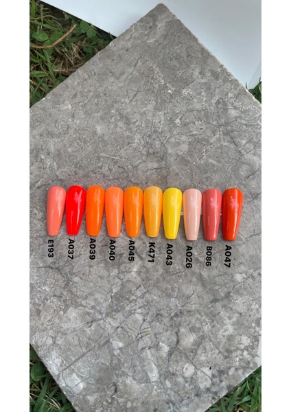 Kalıcı Oje A047- Koyu Turuncu (5 ML)