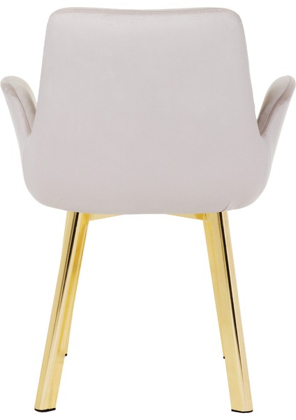 Gold Metal Ayaklı Salon/mutfak Sandalyesi Pescado (Babyface) Gold Ayak fırsatları