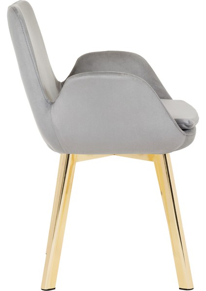 Gold Metal Ayaklı Salon/mutfak Sandalyesi Pescado (Babyface) Gold Ayak modelleri