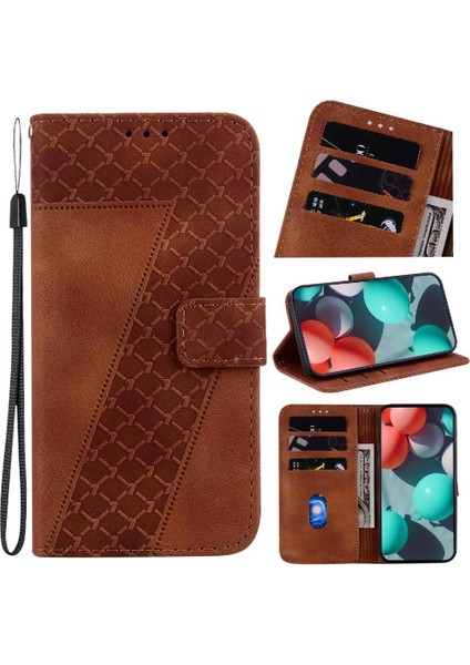 Telefon Kılıfı Için Huawei Nova 12 Kabartmalı Desen Cüzdan Pu Deri Flip Kart (Yurt Dışından) modelleri