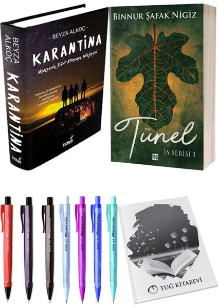 Is Serisi 1 Tünel Ciltli Binnur Şafak Nigiz ve Karantina 1 Ciltli Beyza Alkoç 2li Set