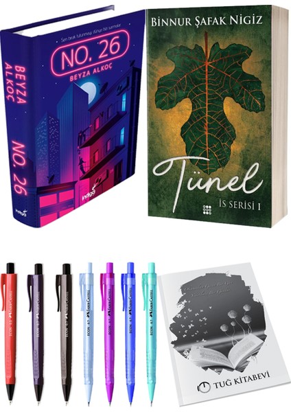 Is Serisi 1 Tünel Ciltli Binnur Şafak Nigiz ve No. 26 Ciltli Beyza Alkoç 2li Set