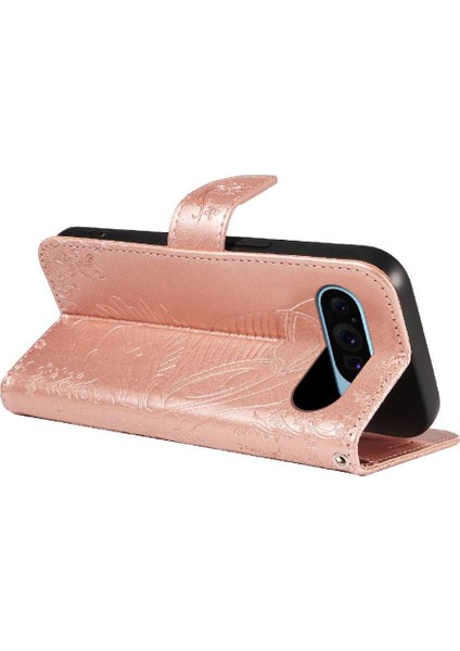 Kredi Kartı Yuvası Yüksek Kaliteli Deri ile Google Pixel 9 Için Flip Case (Yurt Dışından) fırsatları