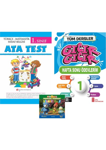 Ata Yayıncılık 1. Sınıf Ata Test - Hafta Sonu Ödevlerim