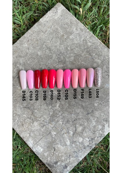 Kalıcı Oje L504- Simli Pembe (12 ML.)