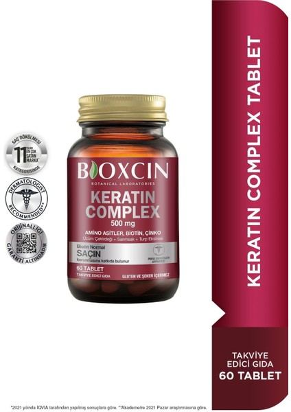 Keratin Complex 500MG 60 Tablet 3'lü fırsatları