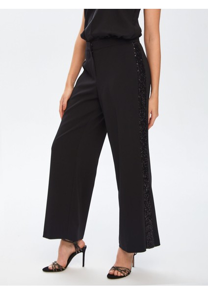 Yanı Payet Şeritli Wıdeleg Fıt Pantolon 69493 modelleri