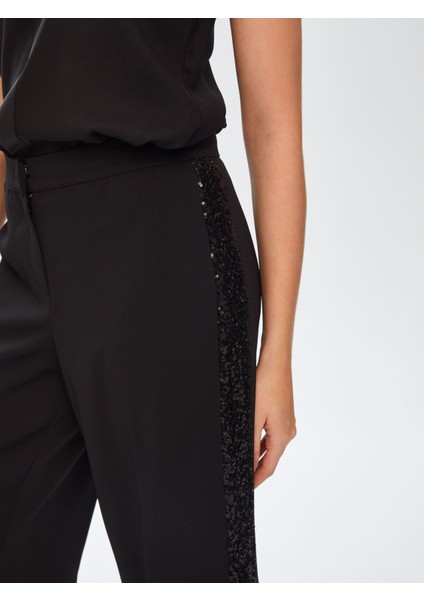 Yanı Payet Şeritli Wıdeleg Fıt Pantolon 69493 indirimleri