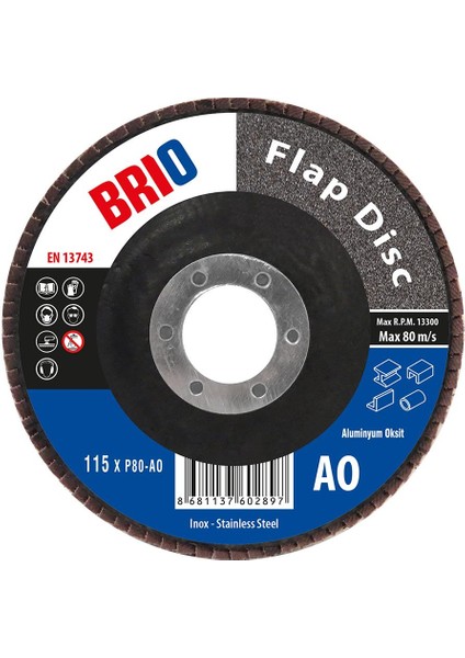 Flap Disk 115XP80 Ao