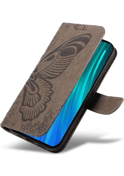 Kredi Kartı Yuvası ile Xiaomi Redmi Not 8 Pro Için Flip Case Kabartmalı Yüksek (Yurt Dışından) fırsatları