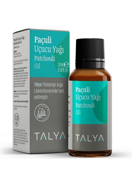 Paçuli Uçucu Yağı, %100 Saf ve Doğal, 10 ml