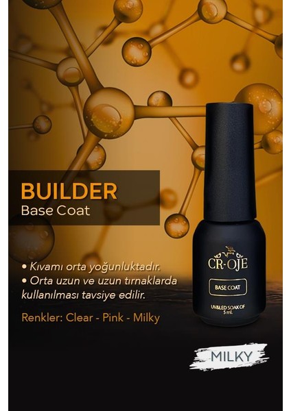 Buılder Base Coat- Milky (5 Ml)