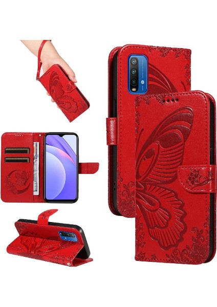 Kredi Kartı Yuvası ile Xiaomi Redmi 10X 4g Için Flip Case Yüksek Kalite El (Yurt Dışından)
