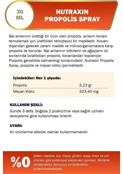 Propolis 30 ml Sprey 4'lü modelleri