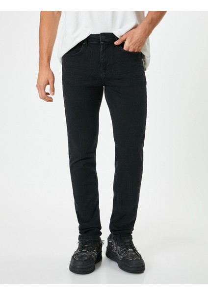 Slim Fit Kot Pantolon - Brad Jean