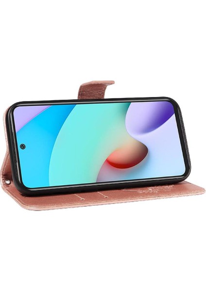 Xiaomi Redmi Için Flip Case 10 Başbakan Ayrılabilir El Kayışı Kabartmalı Yüksek (Yurt Dışından)