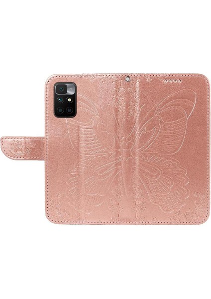 Xiaomi Redmi Için Flip Case 10 Başbakan Ayrılabilir El Kayışı Kabartmalı Yüksek (Yurt Dışından)