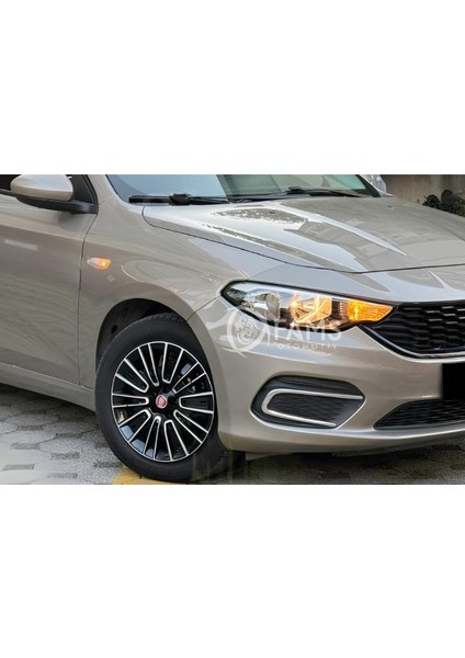 Fiat Egea Krom Sis Farı Çerçevesi 2015-2019 Paslanmaz Çelik