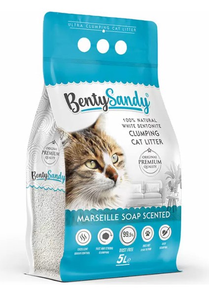 Marseille Soap Marsilya Sabunu Kokulu Topaklanan Kedi Kumu 5 Lt