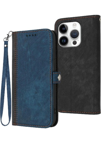 IPhone 16 Için Kılıf Pro Max Kart Yuvası Standı Kickstand ile Folio Kitap Çevirin (Yurt Dışından)
