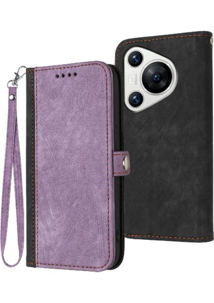 Huawei Pura 70 Için Kickstand Koruyucu Cüzdan Flip Folio Kitap Pu (Yurt Dışından)