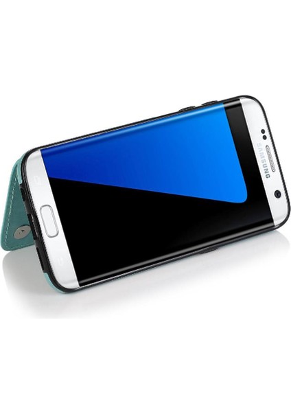 Samsung Galaxy S7 Kenar Desen Çiçek Pu Için Kart Tutucu Kılıf ile Cüzdan (Yurt Dışından) modelleri