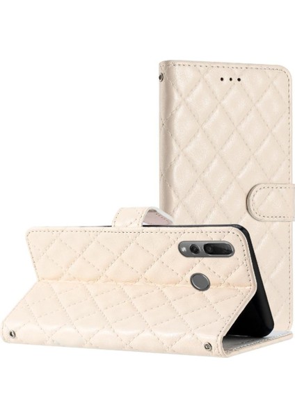 Huawei P Akıllı Z Için Flip Case Pu Deri Cüzdan Tpu Darbeye Kickstand (Yurt Dışından)