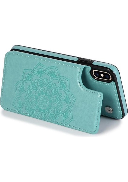 IPhone Xs Max Desen Çiçek Kabartmalı Pu Için Kart Tutucu Kılıf ile Cüzdan (Yurt Dışından) modelleri