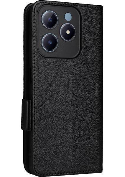 Realme Narzo N63 4g Kart Yuvaları Için Flip Case Tutucu Pu Deri Yan Toka (Yurt Dışından) fiyatları
