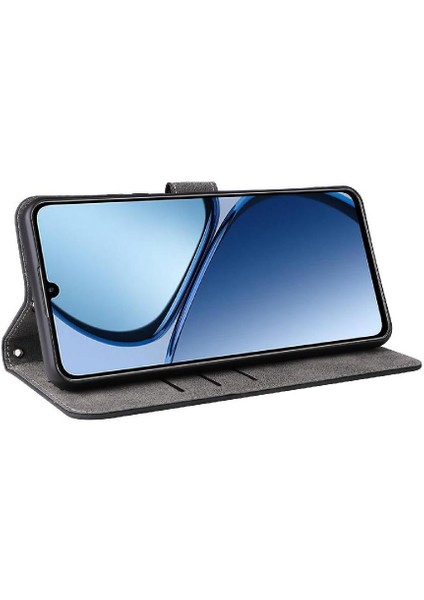 Realme C63 4g Kart Yuvaları Için Kılıf Kapak Rfıd Engelleme Manyetik Kapatma Pu (Yurt Dışından) modelleri