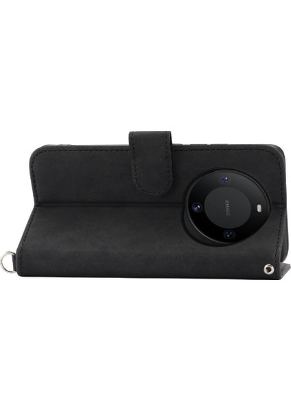Huawei Mate 60 Bileklik Kabartmalı Çoklu Kredi Kartı Için Flip Case (Yurt Dışından) fırsatları