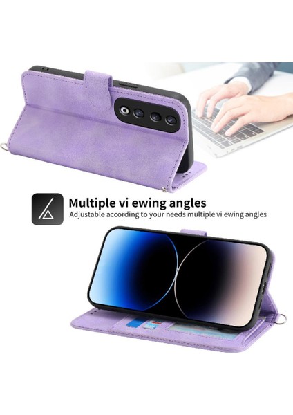Onur 90 Pro Darbeye Bileklik Kabartmalı Çoklu Kredi Için Flip Case (Yurt Dışından)