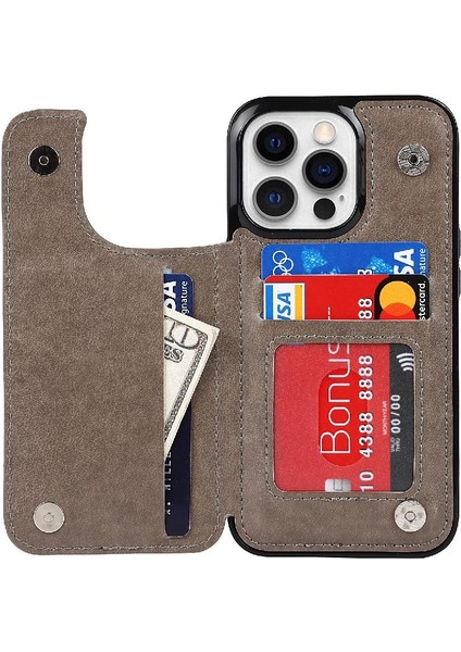 IPhone 15 Için Kart Tutucu Kılıf ile Cüzdan Pro Max Flip Darbeye Mandala (Yurt Dışından) fırsatları
