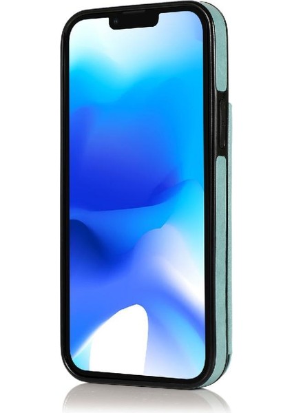 IPhone 15 Için Kart Tutucu Kılıf ile Cüzdan Çevirme Darbeye Dayanıklı Kabartmalı Çift (Yurt Dışından) fırsatları