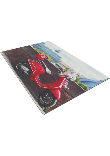 Halı Kırmızı Motor Desen Dijital Baskı Halı fiyatları
