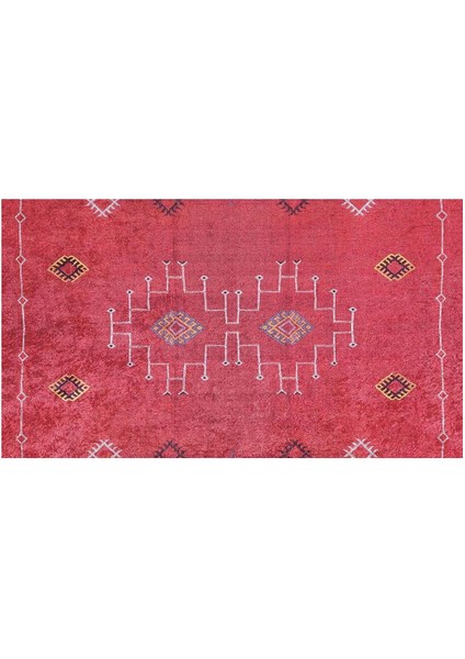 Halı Kırmızı Klasik Desen Dijital Baskı Halı