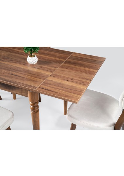 Pınar Star Açılır Mutfak Masa Sandalye Takımı 70X80