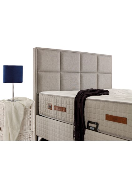 Sleep Maker Set (Baza+Yatak+Başlık) Çift Kişilik 140X190 cm