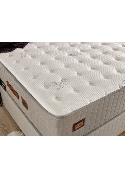 Sleep Maker Set (Baza+Yatak+Başlık) Çift Kişilik 140X190 cm