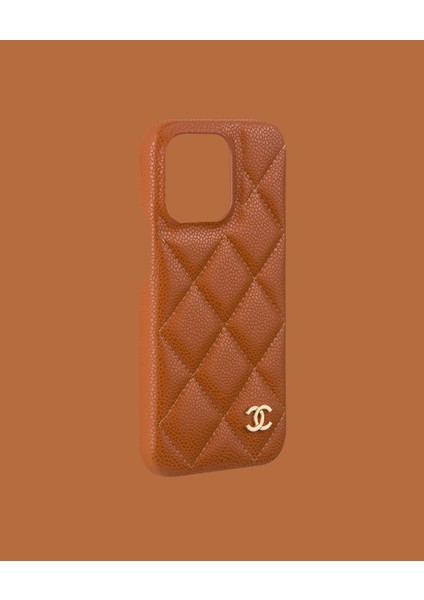 Kahverengi Deri Telefon Kılıfı - DK206 - Apple iPhone 13