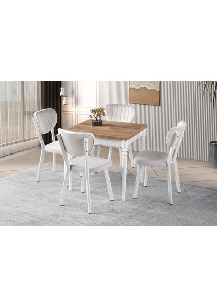 Pınar Star Açılır Mutfak Masa Sandalye Takımı 70X80